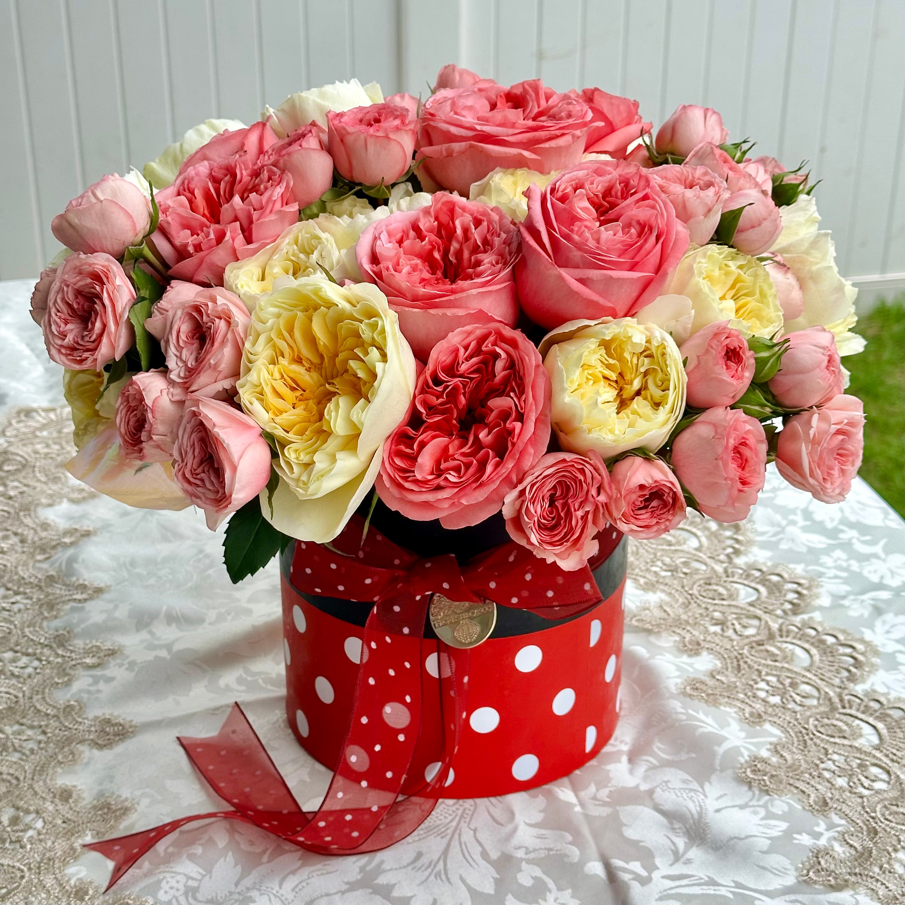 【muguet】drost border tops/RED REDTOP Red Embroidered Cowgirl Boots with Classic Western